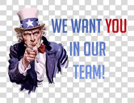 Download Uncle Sam yo Want You PNG file