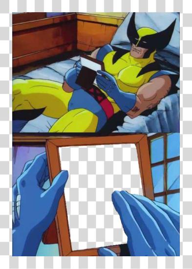 Download Wolverine Crush Template Meme Templates PNG file