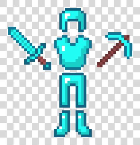 Download Minecraft Diamond Tools And Armor Minecraft Diamond Armor PNG file