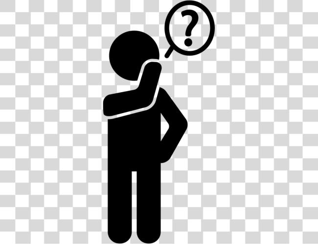 Download Man Asking Question Icon Clip Art