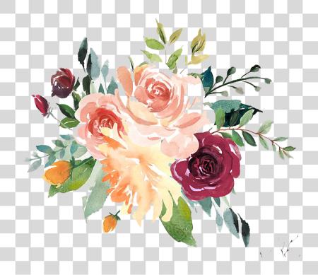 Download Watercolor Floral Summer Vector Pattern Watercolor Floral Vector PNG file