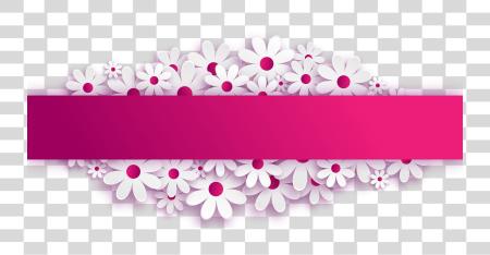 Download Pink flor Powerpoint Template PNG file