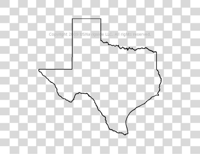 Download Texas mapa Outline Texas State Outline Clip arte