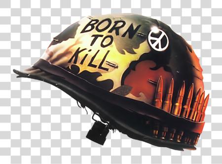 Download Born a Kill Helmet Full Metal Jacket PNG file