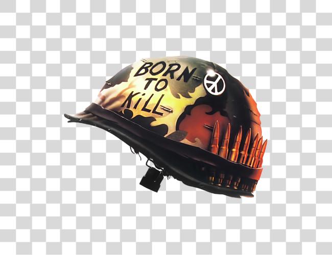 下载 Born 到 Kill Helmet Full Metal Jacket Clip 艺术