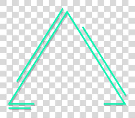 Download verde lines triangle neon glow freetoedit Triangulo Figuras Geometrica PNG file