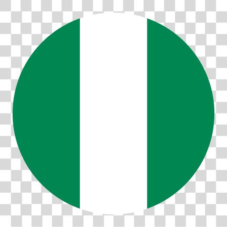 Download Nigeria Flag Round Medium Nigeria Flag Circle PNG file