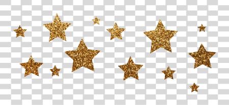 Download gold stars star golden glitter glittery Five Stars In A Row PNG file