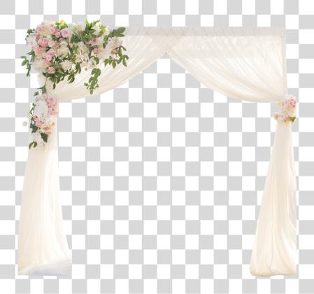 تحميل بسيط Chiffon زفاف Arch Arbor Canopy بي ان جي ملف