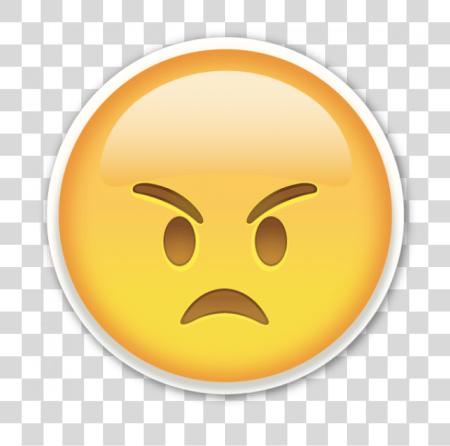 Download Angry cara Sad emoji PNG file