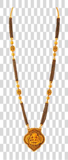 Download Long Fancy Mangalsutra Designs PNG file