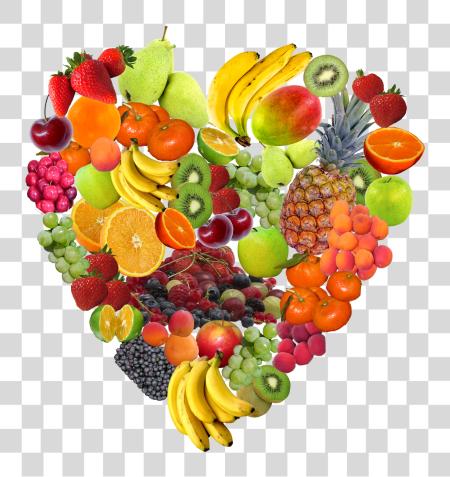 Download Heart Fruit Image Heart Fruits And Vegetables PNG file