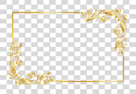 Download Arabesco Dourado Arabescos Dourado Arabesco Moldura Old Border diseño PNG file