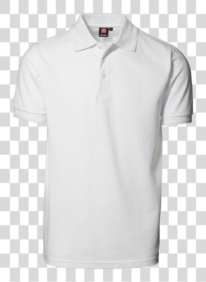 下载 Id 專業 穿 Polo Shirt No Pocket Polo T Shirt 白色 PNG file