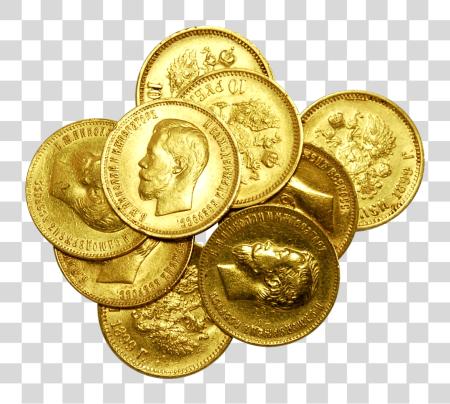 下载 黄金 Coins Dhanteras 黄金 Coin PNG file