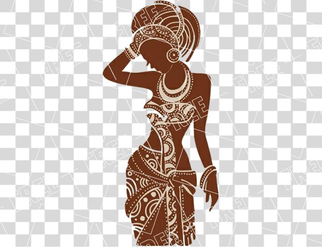 Download African Woman Silhouette Clip Art