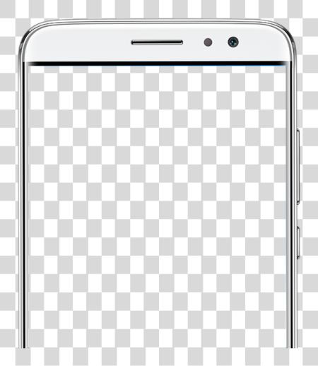 Download White Mobile Mobile Frame White PNG file