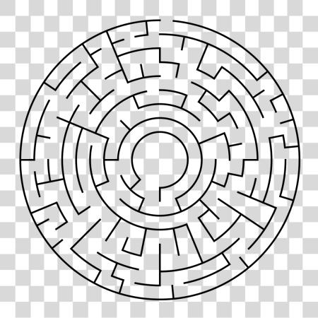 Download 20 Cells Diameter Inner 4 Theta Maze f Circle Maze PNG file