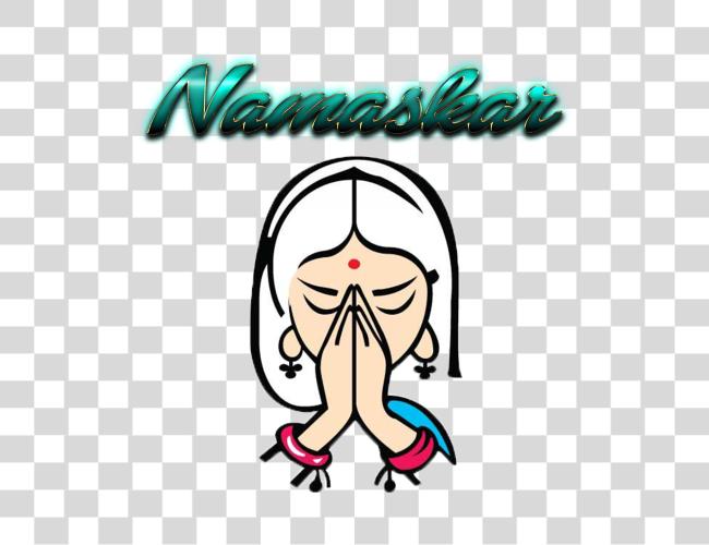 Download Namaste dama Clip arte