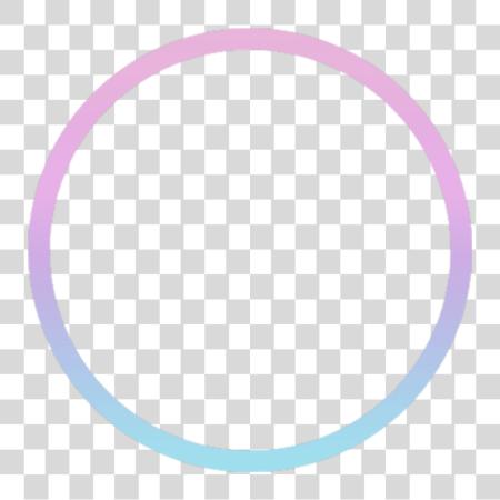 Download Outline Circle Pastel Sticker By Nwright8513 Circle PNG file