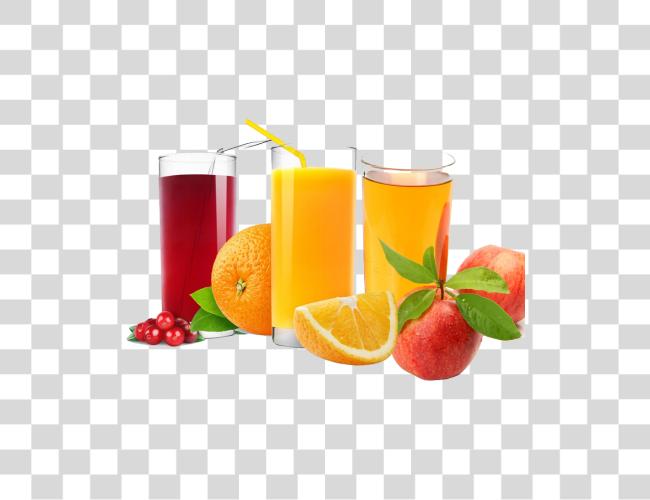 Download fruta cóctel jugo jugo manzana naranja Cranberry Clip arte