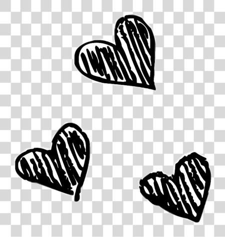 Download heart pencil doodle drawing blackandwhite Overlays Picsart Overlays Tumblr PNG file