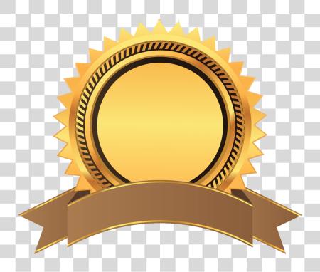 Download Winner Ribbon Golden Certificate Award PNG file