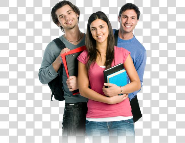 Download Estudiante Universitario Students With Books Clip Art