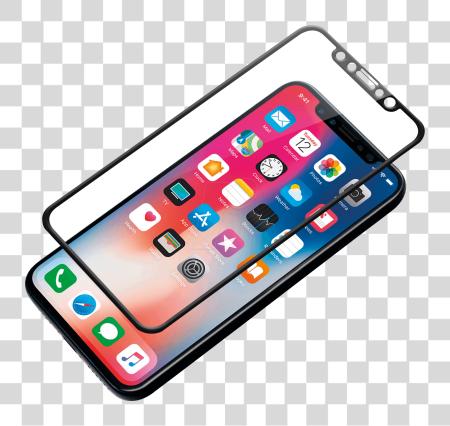 Download Tempered Glass premium Screen Protection para iphone iphone x 15w Wireless Charging PNG file