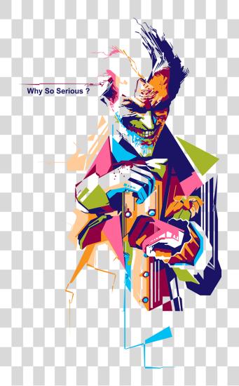 Download joker colorful design PNG file