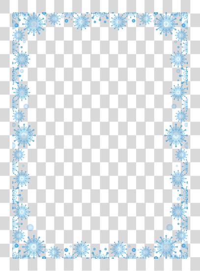 Download Holidayspicture Framephoto Decoration Snowflake Page Border PNG file