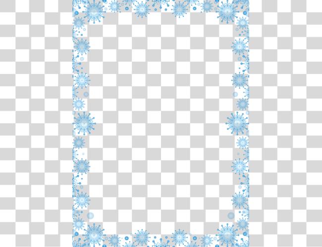 下载 Holidayspicture Framephoto 裝飾 Snowflake Page Border Clip 艺术