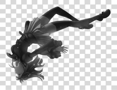 下载 ftestickers 动漫 falling girl freetoedit 动漫 Girl Falling PNG file