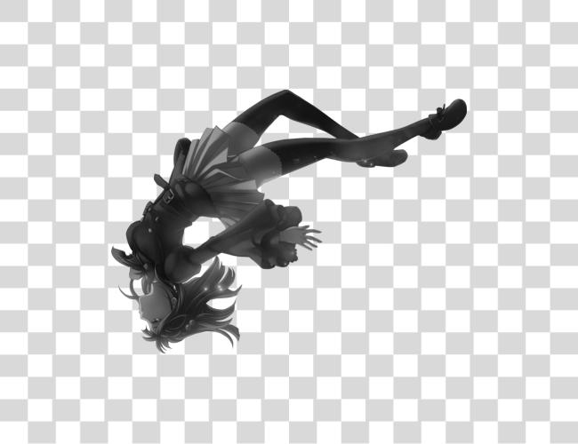 Download ftestickers anime falling girl freetoedit Anime Girl Falling Clip Art