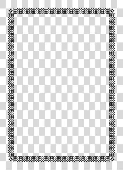 Download 520 X 749 3 White Simple Frame PNG file