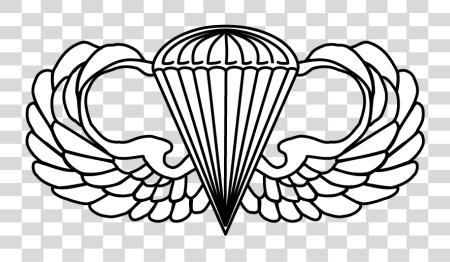 Download Image Result For Airborne Wings No Master Parachutist Badge PNG file