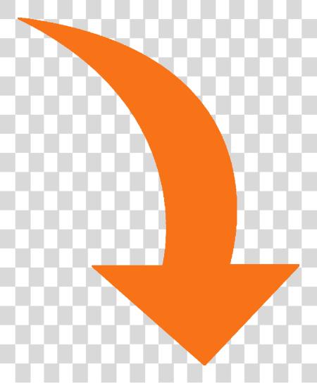 Download Orange Curved Arrow Gallery Curved Arrow Orange PNG file