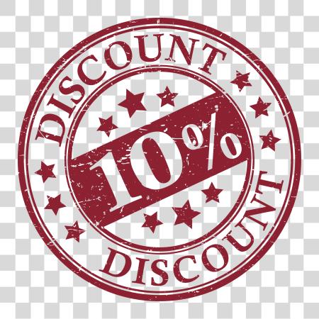 下载 10 离开 Discount Discount 10 PNG file