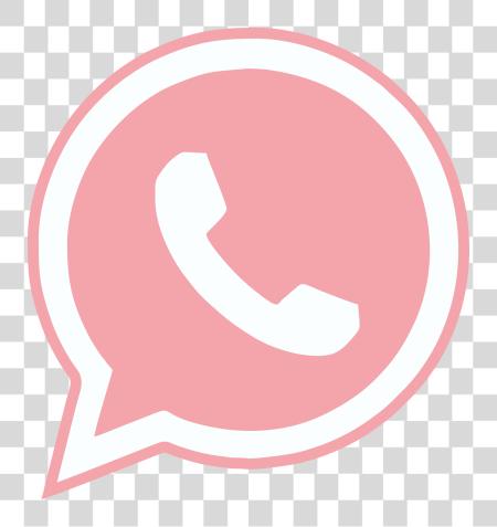 Download Computer Icons Telephone Transprent Pink Text Brand Imagem Whatsapp Rosa PNG file