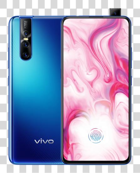 Download Going Notchless With The Vivo V15 Pro Vivo V15 Glamour Red PNG file