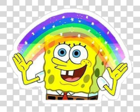 下载 spongebobsquarepants 海綿寶寶 imagination meme Stickers Memes Para Figurinhas PNG file