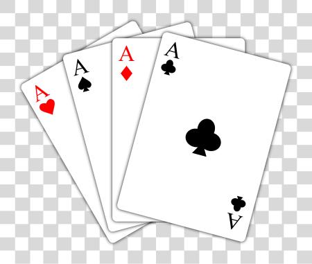 Download Ace jugando tarjeta jugando Cards 4 Aces PNG file