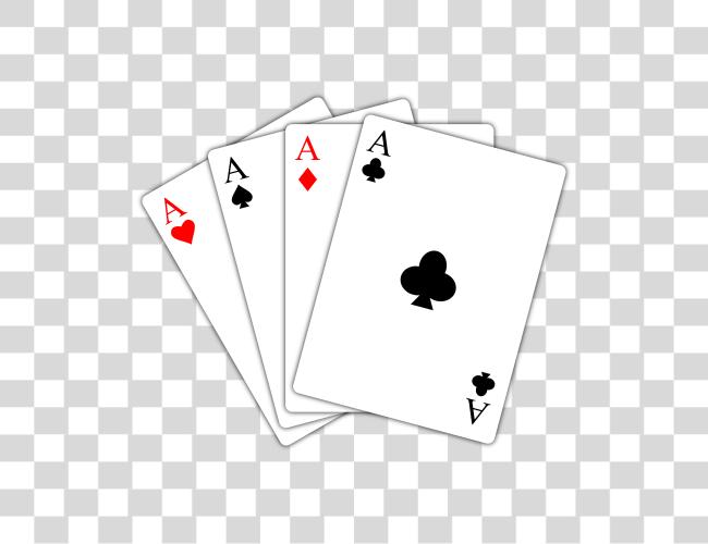 Download Ace Playing Card Playing Cards 4 Aces Clip Art