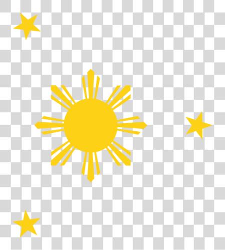 Download Philippine Flag Sun And Stars PNG file