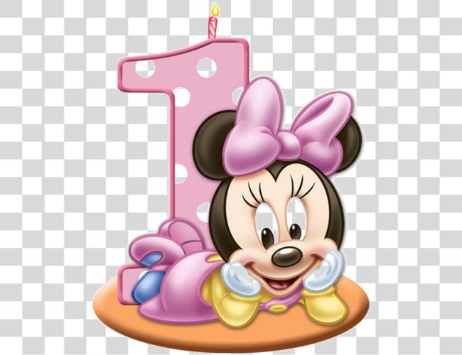 Download 1st Birthday Baby Minnie Mouse Clip Art