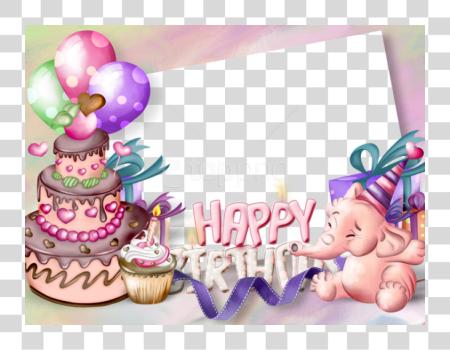 Download Happy Birthday Frame Khung nh Happy Birthday PNG file