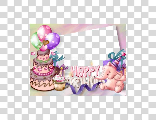 Download Happy Birthday Frame Khung nh Happy Birthday Clip Art