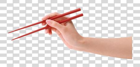 Download Hand Holding Chopsticks PNG file