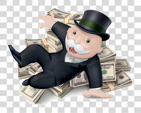 下载 Monopoly Man 與 No PNG file