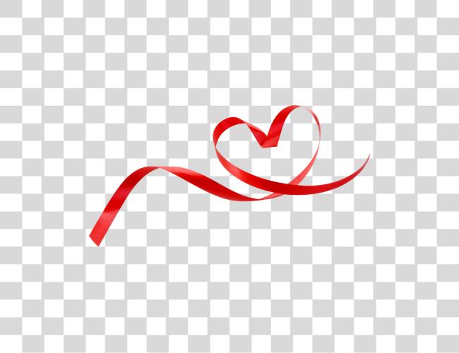 Download Heart Ribbon Style Heart Ribbon No Clip Art